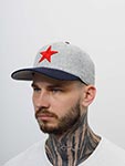 Бейсболка AMERICAN NEEDLE арт. 21005A-DES Detroit Stars Archive Legend NL (серый / черный)